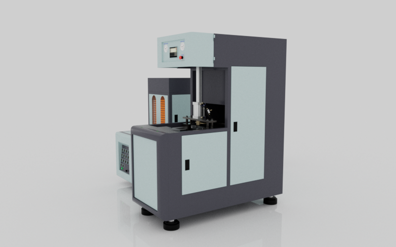 Right view of the Freedom100 blow molder